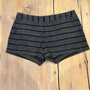 (SOLD) Joie Mercari Flat Front Cotton Linen Blend Tweed Shorts Woven